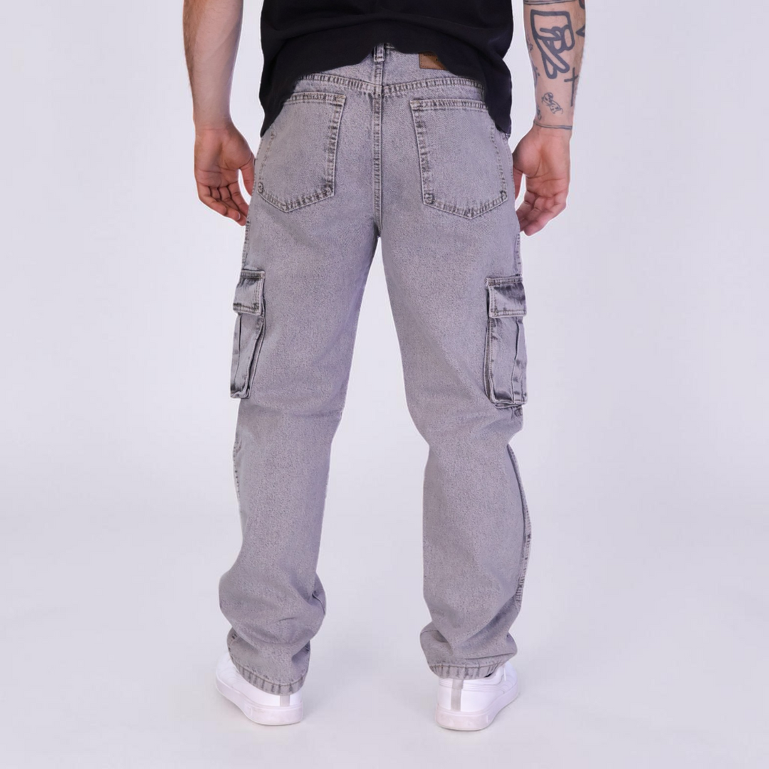 Pantalón Cargo de Mezclilla John Silver