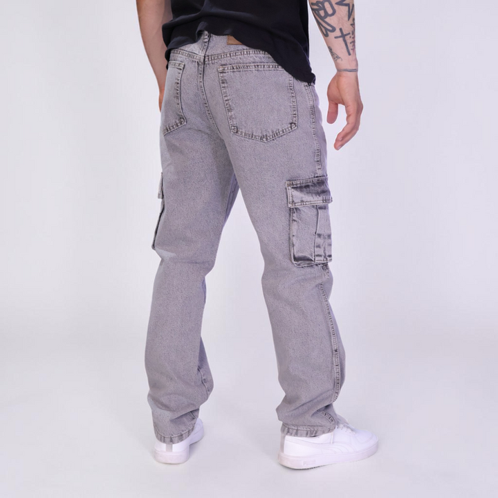 Pantalón Cargo de Mezclilla John Silver
