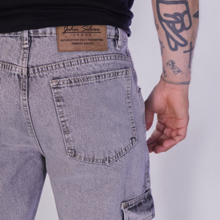Pantalón Cargo de Mezclilla John Silver