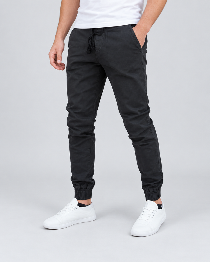 Pantalón Jogger de Gabardina Stretch John Silver