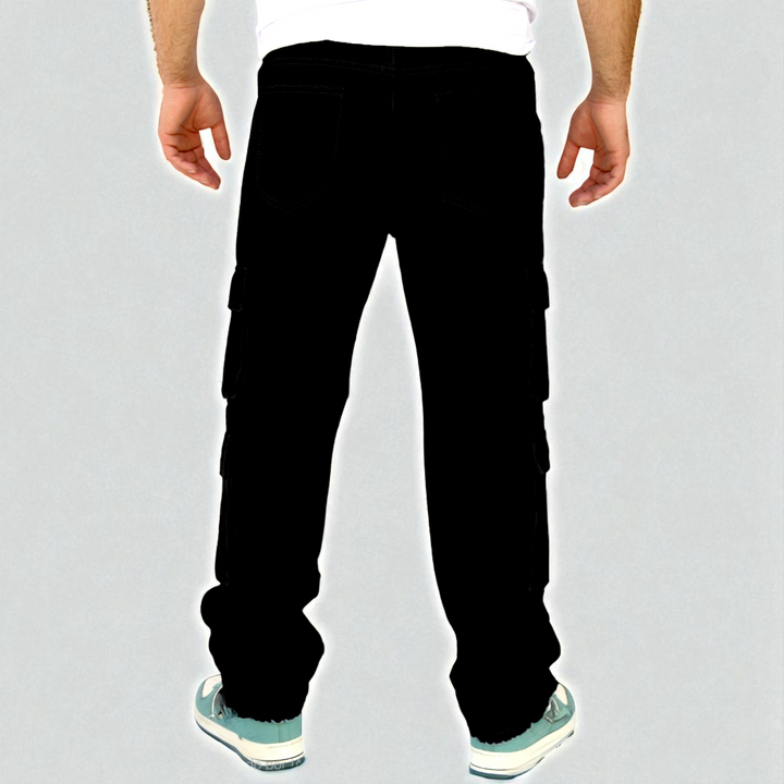Pantalón Doble Cargo de Mezclilla John Silver