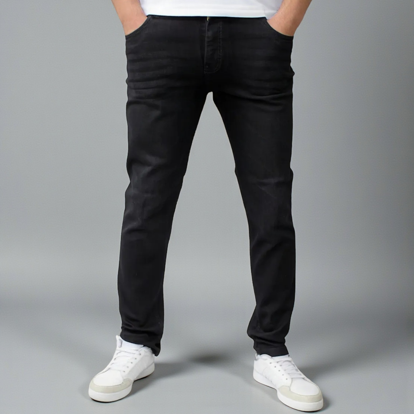 Pantalón Slim Fit de Mezclilla Stretch John Silver