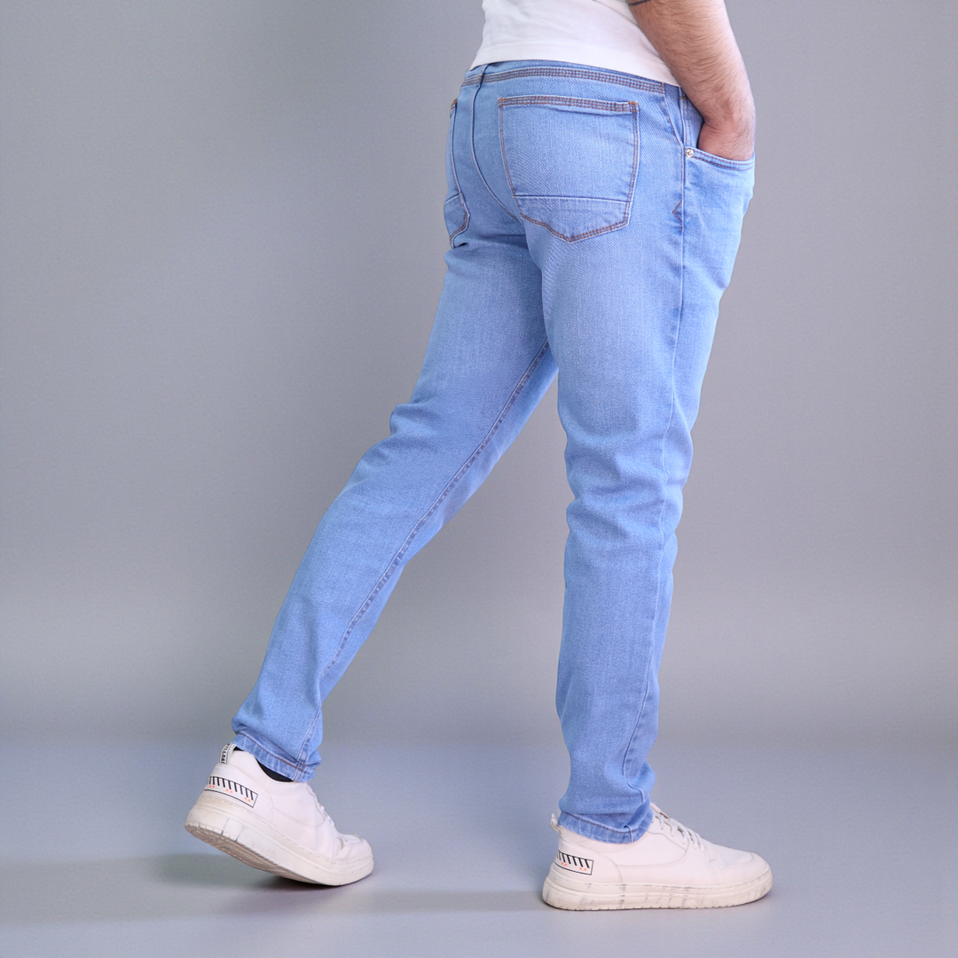 Pantalón Semiskinny de Mezclilla Stretch John Silver