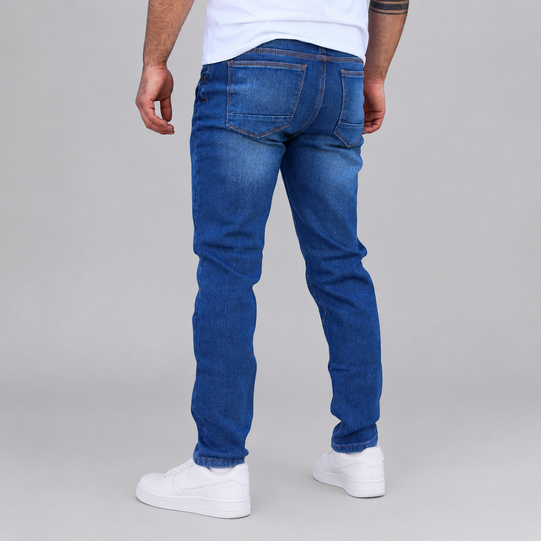 Pantalón Semiskinny de Mezclilla Stretch John Silver