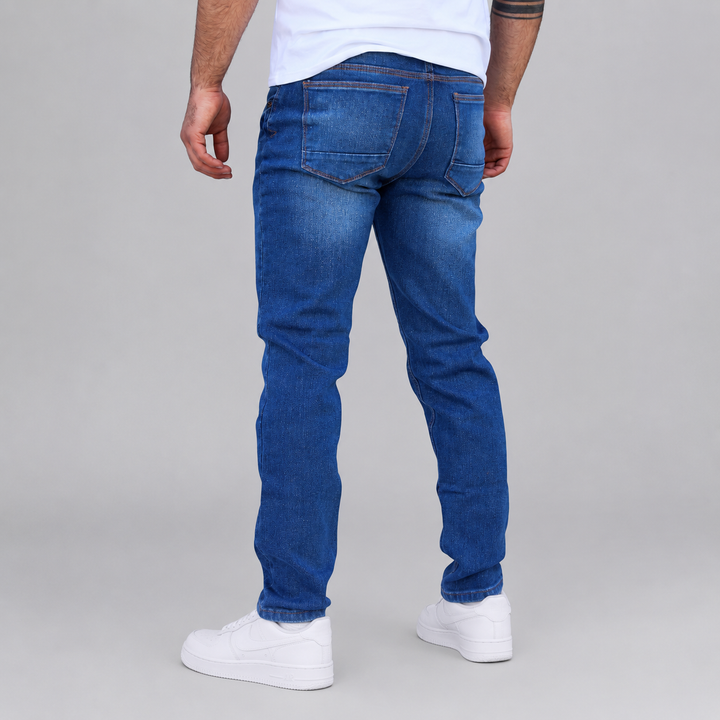 Pantalón Semiskinny de Mezclilla Stretch John Silver