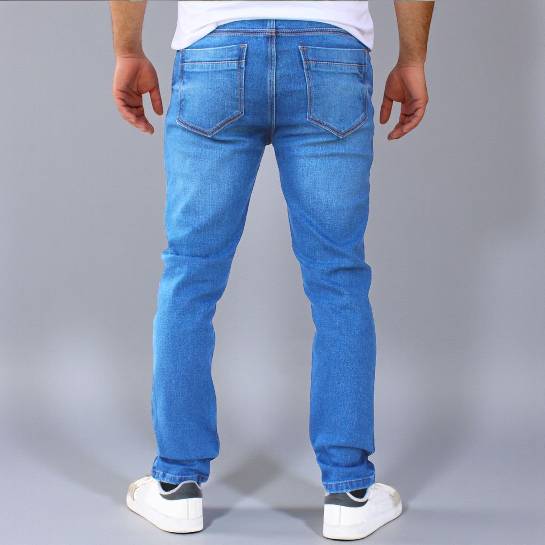 Pantalón Slim Fit de Mezclilla Stretch John Silver