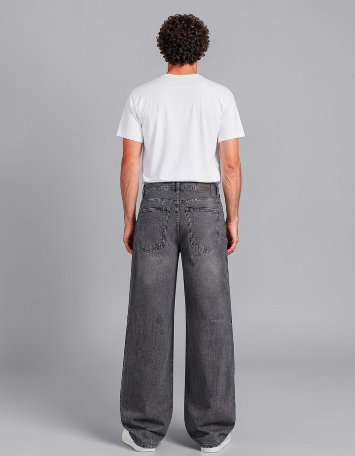 Pantalón Baggy de Mezclilla Rígida John Silver