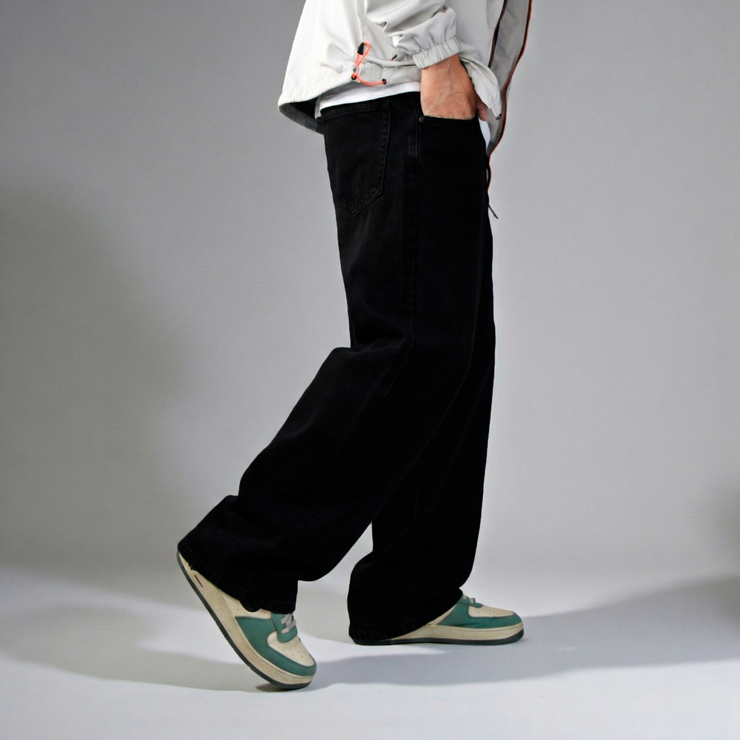 Pantalón De Mezclilla Baggy John Silver