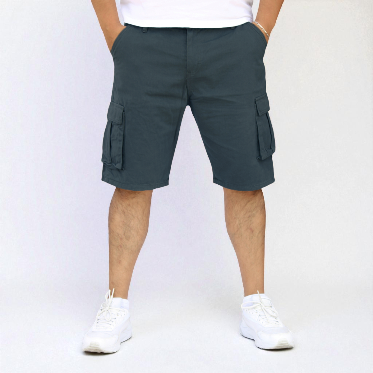 Bermuda Cargo De Gabardina Rígida John Silver