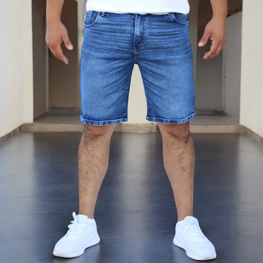 Bermuda Short De Mezclilla Stretch John Silver