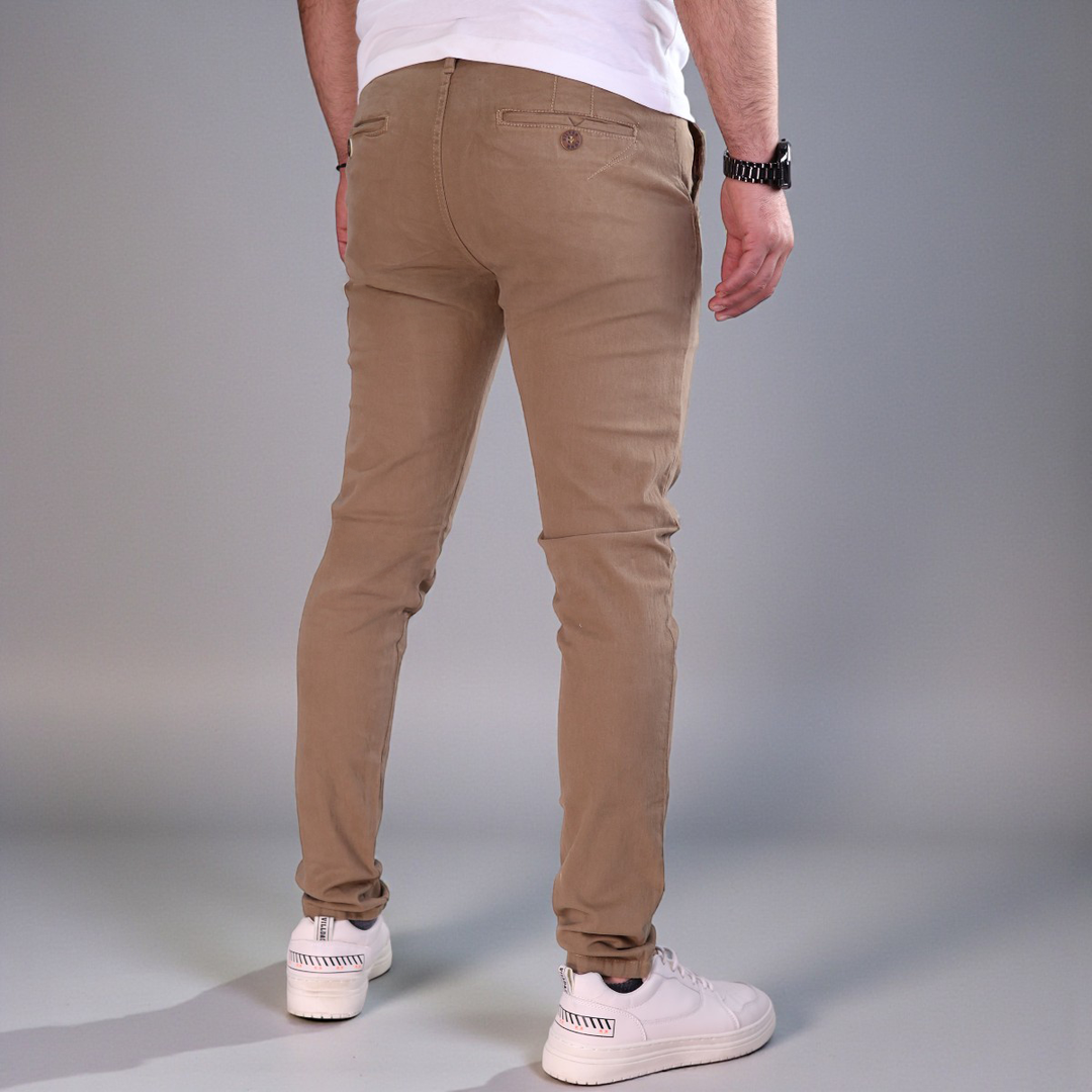 Pantalón Skinny de Gabardina stretch Para Hombre John Silver