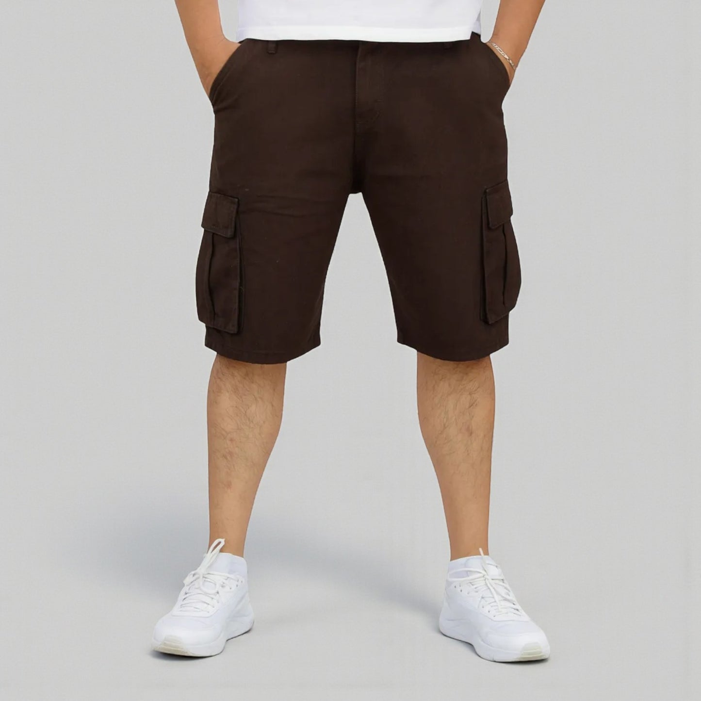 Bermuda Cargo De Gabardina Rígida John Silver