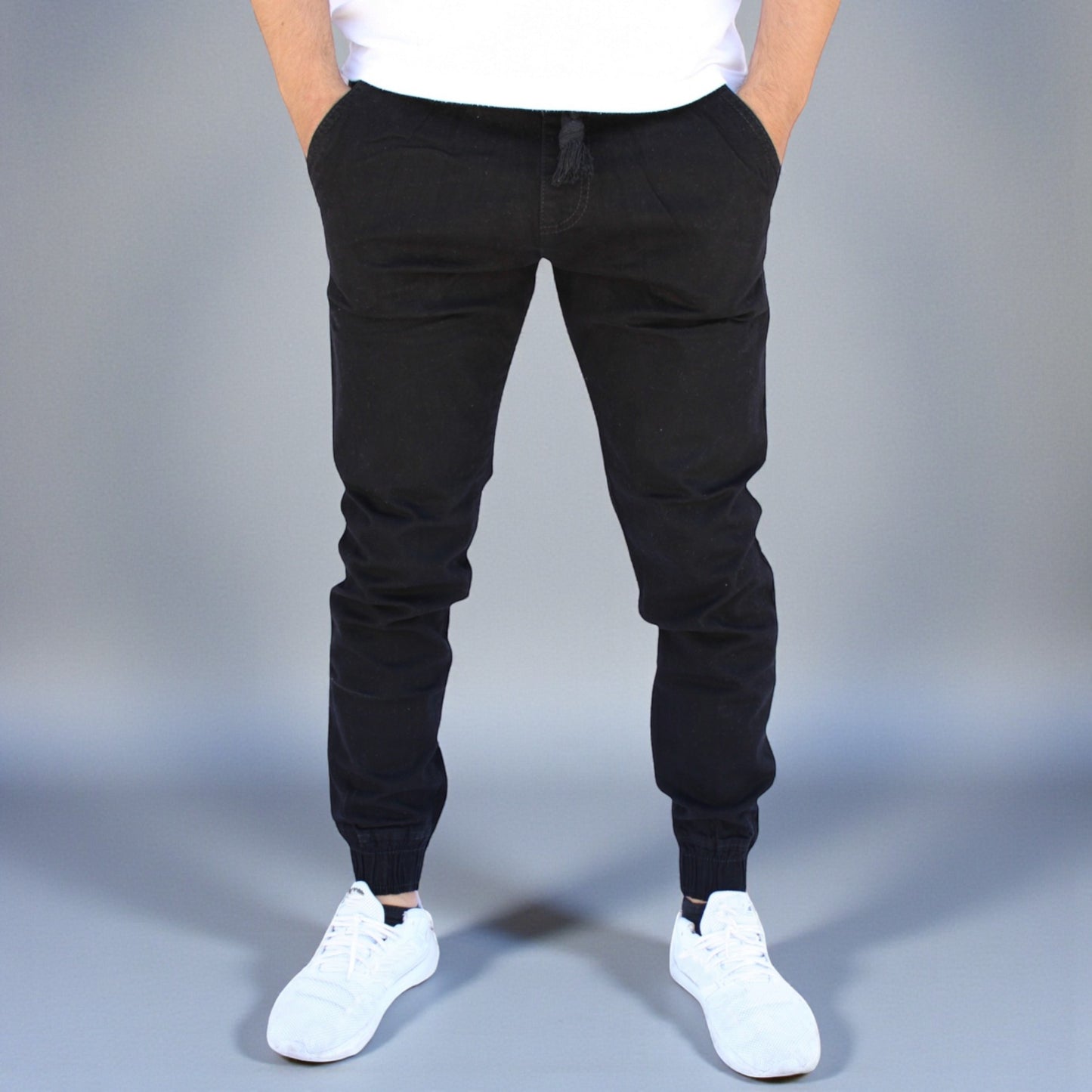 Pantalón Jogger de Gabardina Stretch John Silver