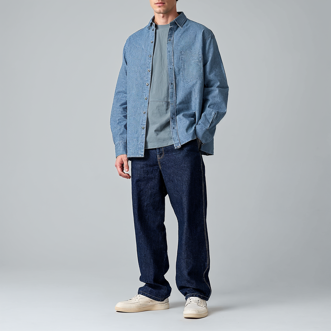 Pantalón De Mezclilla Semibaggy John Silver
