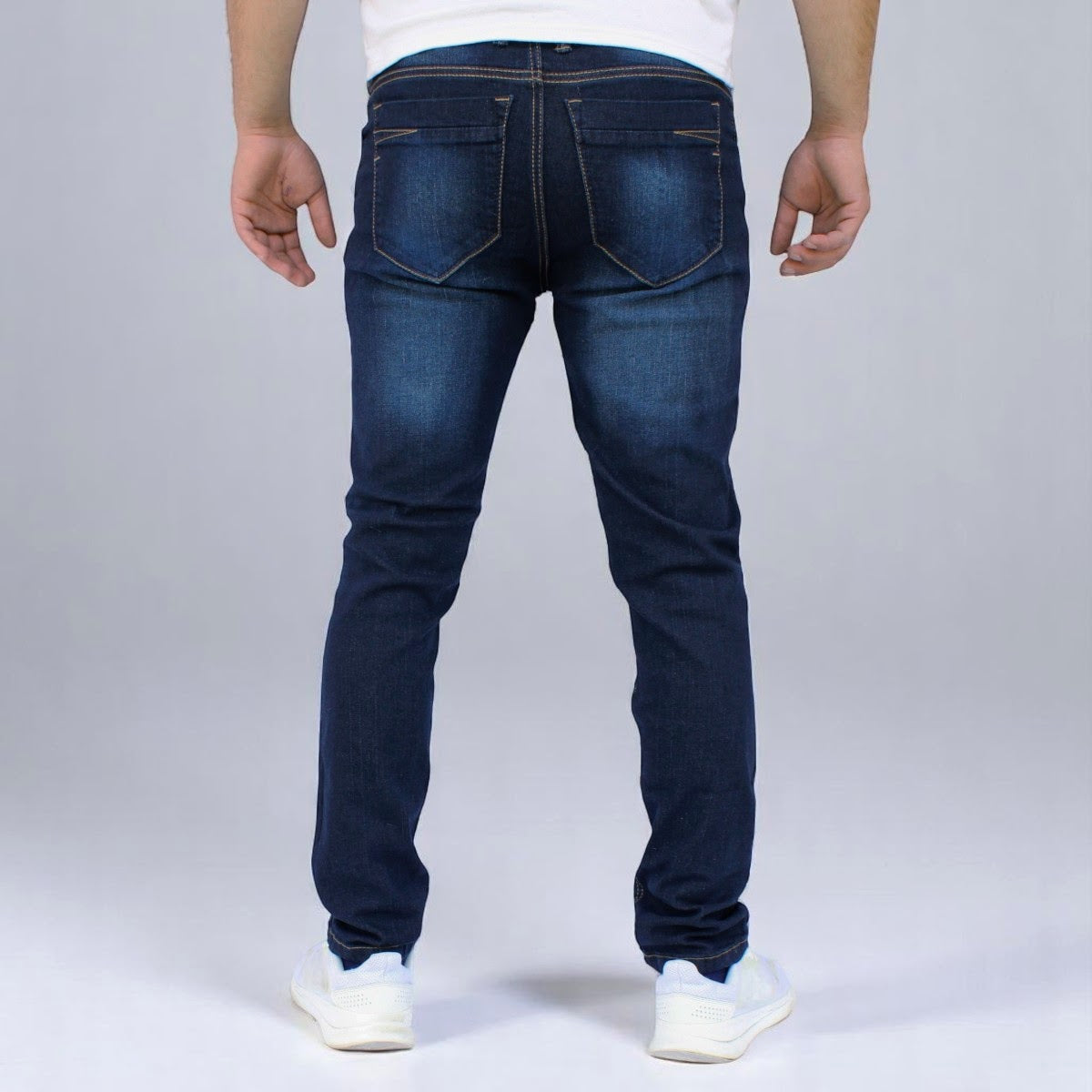 Pantalón Skinny de Mezclilla Stretch Para Hombre John Silver