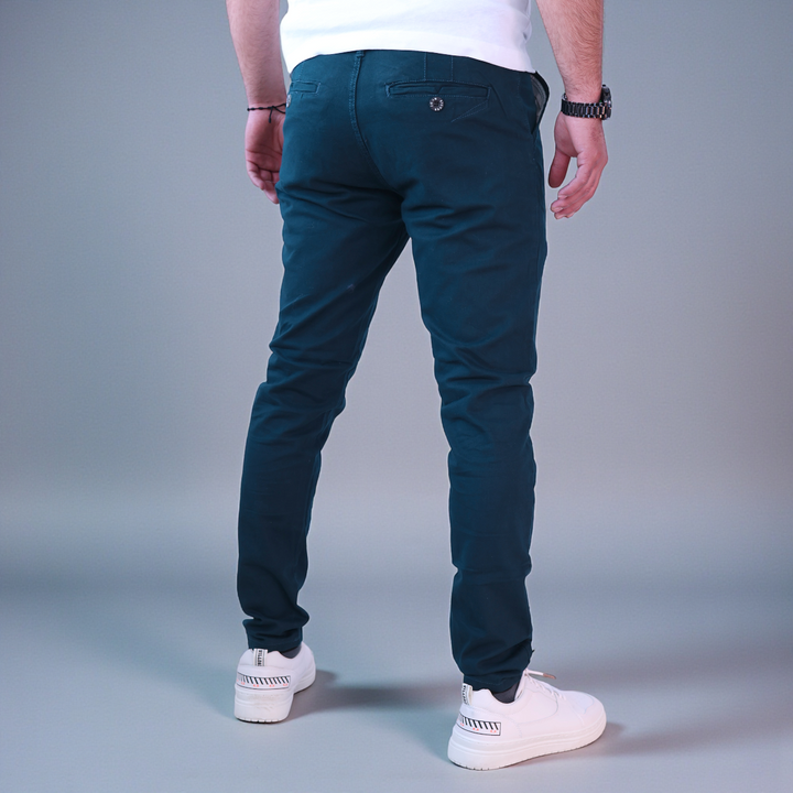 Pantalón Skinny de Gabardina stretch Para Hombre John Silver