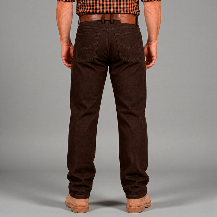 Pantalón Vaquero de Mezclilla Rígida Para Hombre John Silver