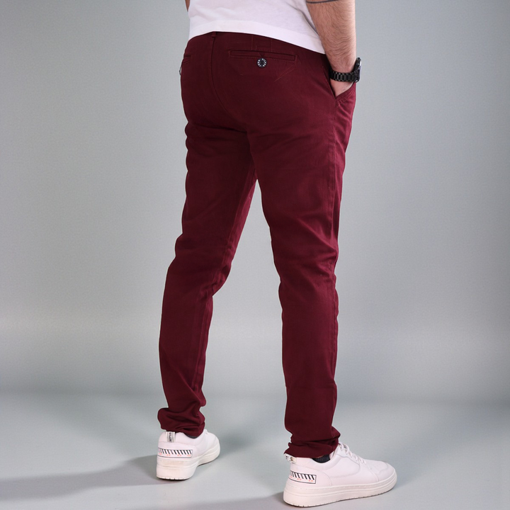 Pantalón Skinny de Gabardina stretch Para Hombre John Silver